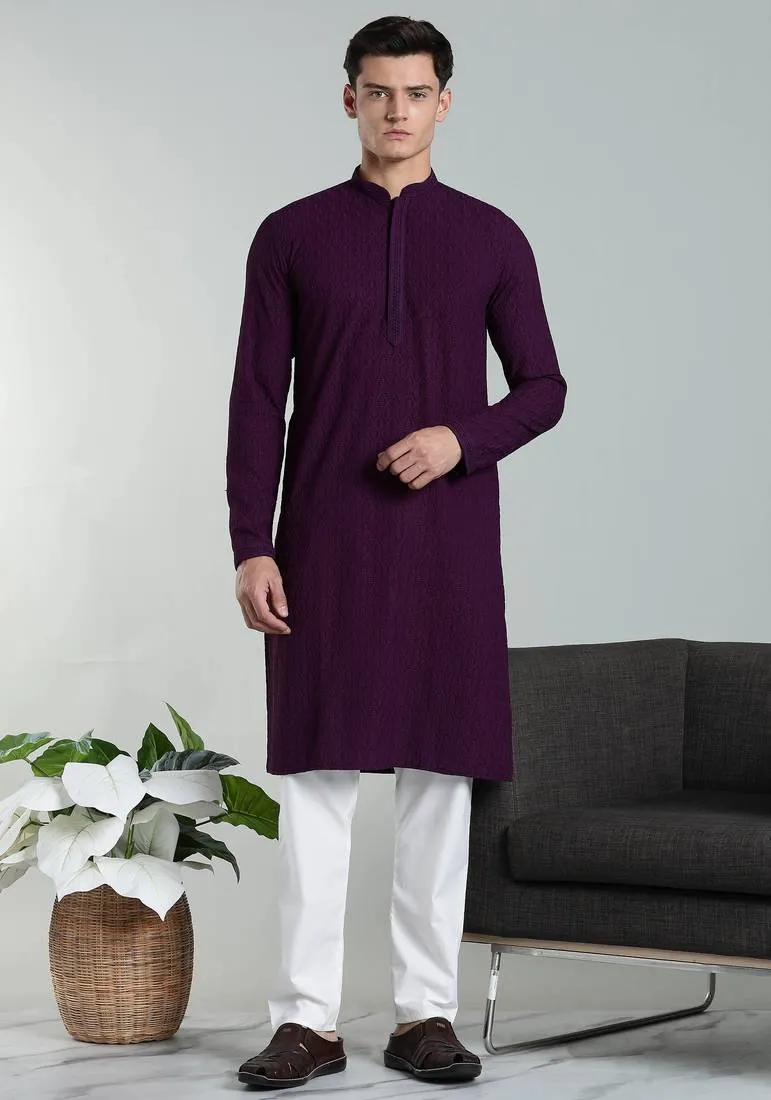 Arruga Sylish Rayon Embroidery Kurta Pyjama